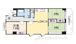 東生駒グランドハイツ間取り図面
