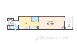 VENT BLEU御幸町間取り図面