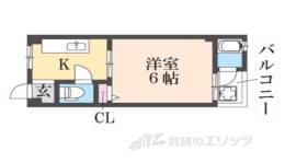 真如堂マンション間取り図面