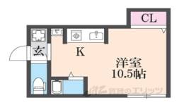大宅打明町アパート間取り図面