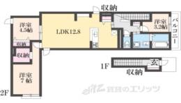 Ｂｅｌｌｅ　Ｌｅａｄ北野御前間取り図面