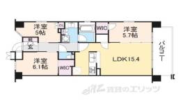 シエリア京都西大路間取り図面