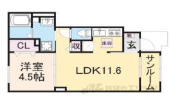 葛本町アパート間取り図面