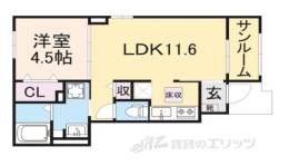 葛本町アパート間取り図面