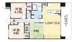 パデシオン西大路間取り図面