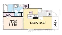 葛本町アパート間取り図面
