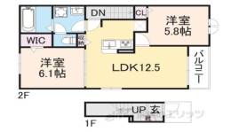 葛本町アパート間取り図面