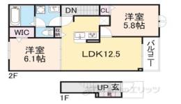 クレールシャトー間取り図面