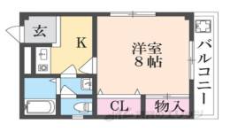 コーポもりおか間取り図面