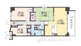 東急ドエル大和八木アネックス間取り図面