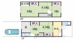 貸家間取り図面