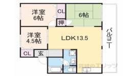 グリンバレーＢ棟間取り図面
