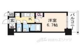 プレサンスTHE KYOTO澄華間取り図面