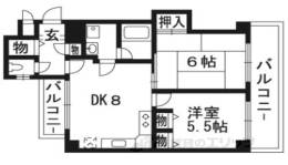 ライオンズマンション鴨川北間取り図面