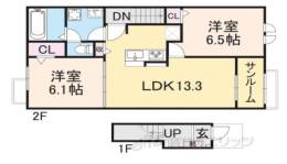 リアン近江間取り図面