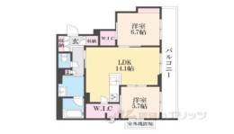 シャーメゾン　ジュン間取り図面