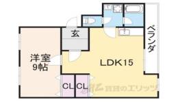 シャンポール大安寺間取り図面