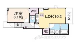 ウィズ・テール南彦根1号館間取り図面