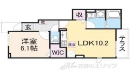 ウィズ・テール南彦根1号館間取り図面