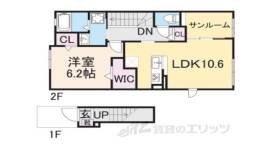 ウィズ・テール南彦根1号館間取り図面