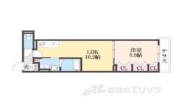 クリエオーレ天理間取り図面