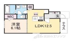 ウィズ・テール南彦根２号館間取り図面
