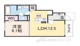 ウィズ・テール南彦根２号館間取り図面