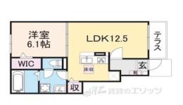 ウィズ・テール南彦根２号館間取り図面
