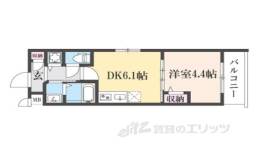 ベラジオワールドアイ京都円町間取り図面