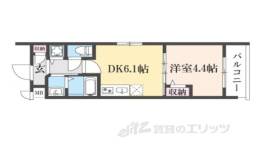 ベラジオワールドアイ京都円町間取り図面
