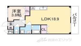 ルミエール一乗寺間取り図面
