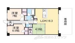プレージア京都山科東野間取り図面