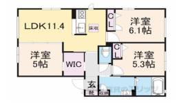 ファミールコートＡ間取り図面