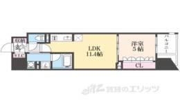 ネベル四条堀川間取り図面