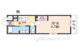 コーポ石生A棟間取り図面