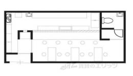 第2創久マンション1階テナント間取り図面