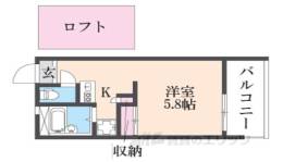 レオパレス高尾１間取り図面
