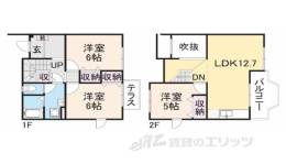 ガーデンハイツ　カナタニ間取り図面