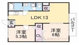 サニーサイド三笠Ａ棟間取り図面