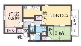コンフォールシャトー間取り図面