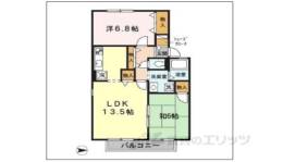 コンフォールシャトー間取り図面