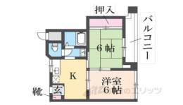 ハイツ山の道荘間取り図面