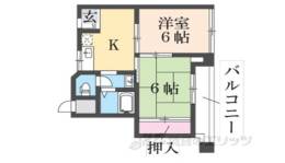 ハイツ山の道荘間取り図面