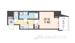 S-RESIDENCE小阪AZURE間取り図面