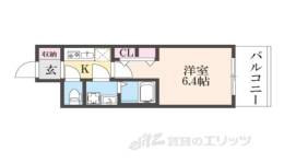 S-RESIDENCE小阪AZURE間取り図面