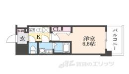 S-RESIDENCE小阪AZURE間取り図面
