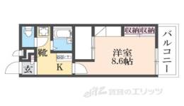 レオパレスRIOムコガワ間取り図面