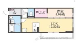 アイル祝園ＷＥＳＴ間取り図面