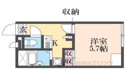 レオパレスエスポアール間取り図面