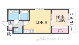 H-MAISON大蓮南２間取り図面